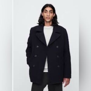 Gap Wool-Blend black Peacoat size L